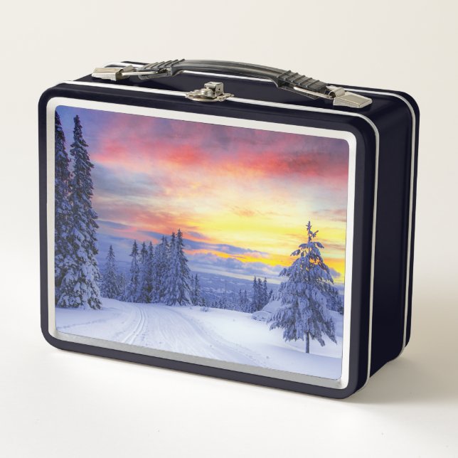 Lunch Box Paysage hivernal (Devant)