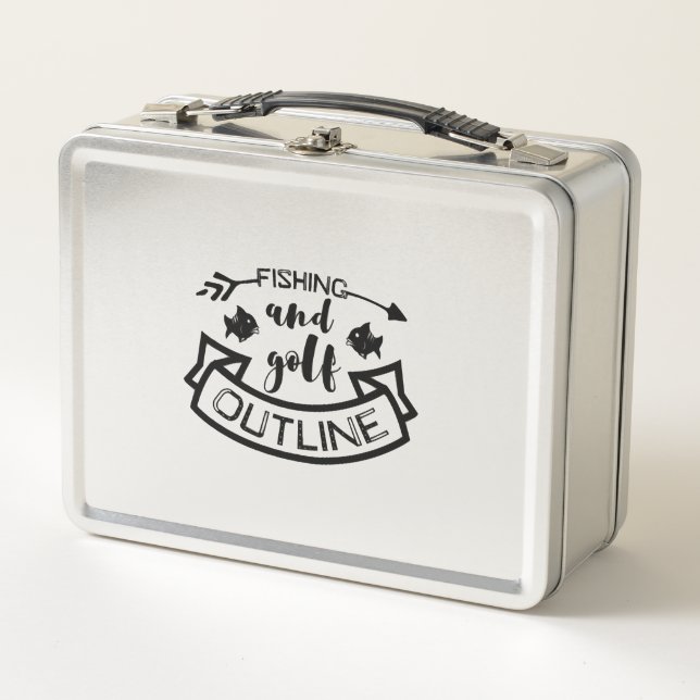 Lunch Box Pêche Et Golf Outdoor Fishing (Devant)