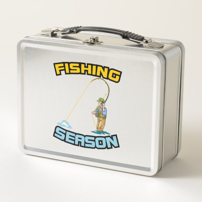 Lunch Box Pêche Saison Pêche - Pêche Girthday cadeau (Devant)