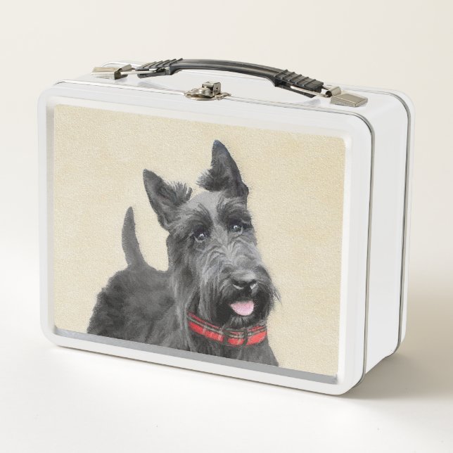 Lunch Box Peinture écossaise Terrier - Cute Original Chien A (Devant)