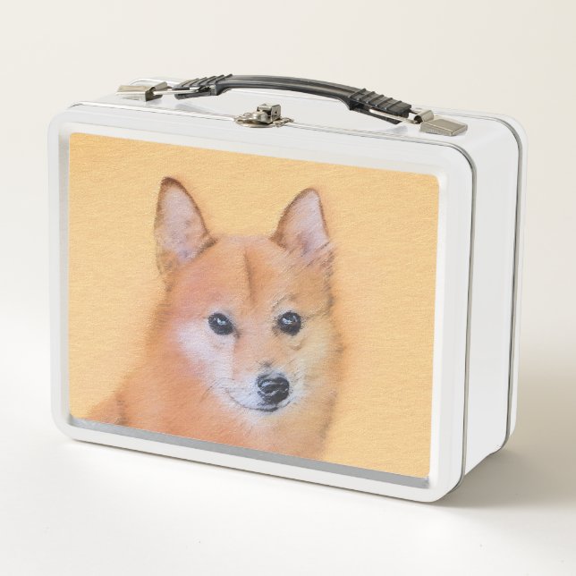 Lunch Box Peinture finlandaise Spitz - Jote Original Chien A (Devant)