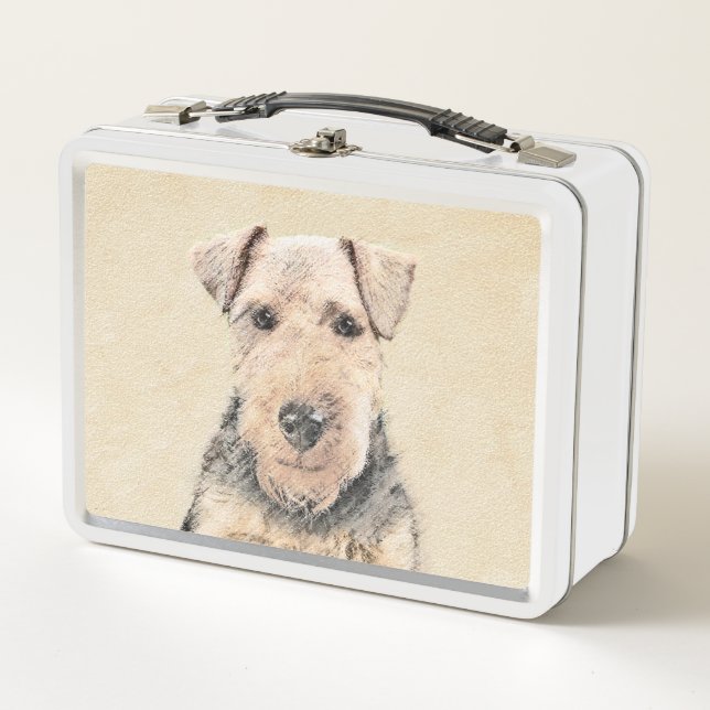 Lunch Box Peinture galloise Terrier - Cute Original Chien Ar (Devant)
