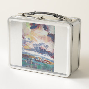 Lunch Box Peinture Nuages en Formation / Artiste Larry Lerew