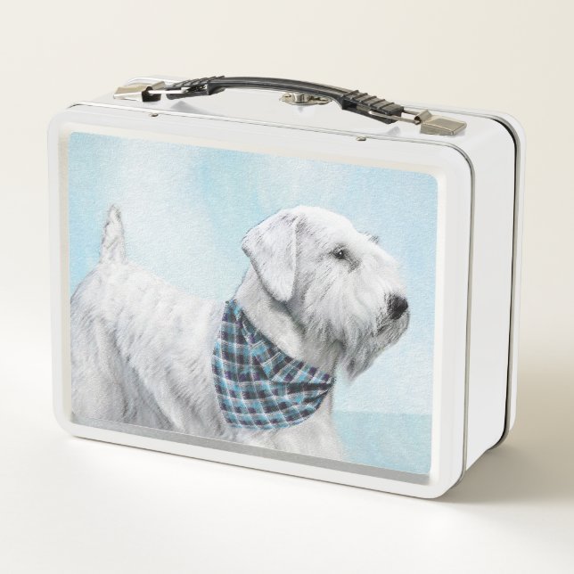 Lunch Box Peinture Sealyham Terrier - Cute Original Chien Ar (Dos)