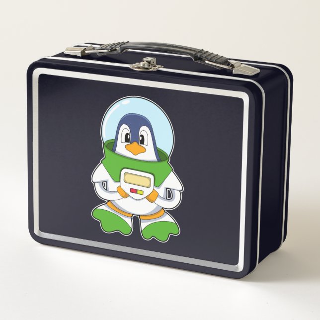 Lunch Box Penguin en astronaute costume (Devant)