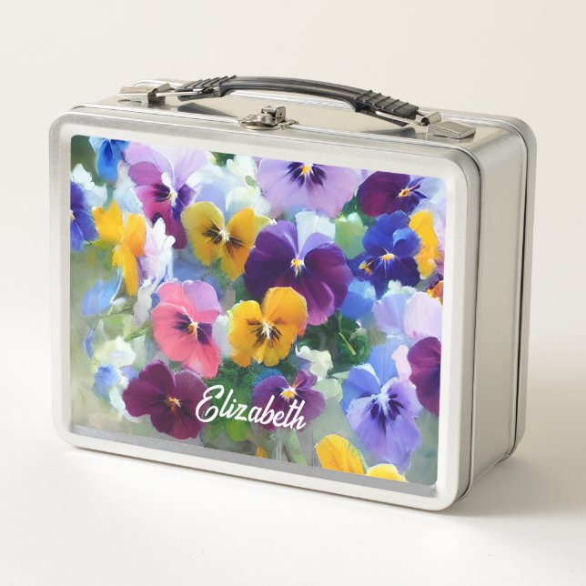 Lunch Box Pensées Personnalisées (Devant)