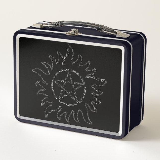 Lunch Box Pentagramme de typographie surnaturelle (Devant)