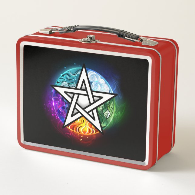 Lunch Box pentagramme du Wiccan (Devant)