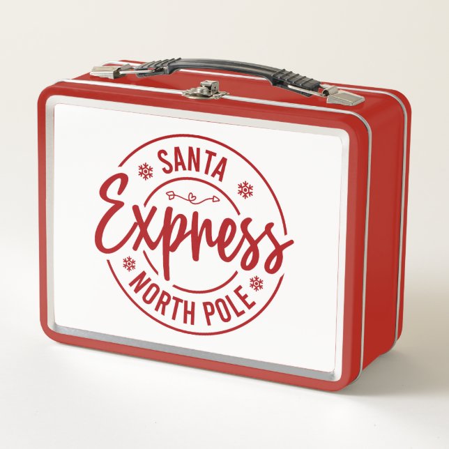Lunch Box Père Noël Express Pôle Nord (Devant)