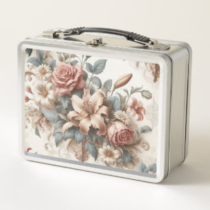 Lunch Box Perfection florale ancienne légère