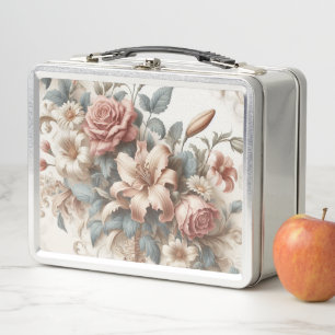 Lunch Box Perfection florale ancienne légère