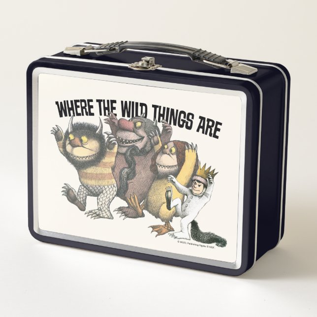 Lunch Box Personnages et logo de Max et les Maximonstres (Devant)
