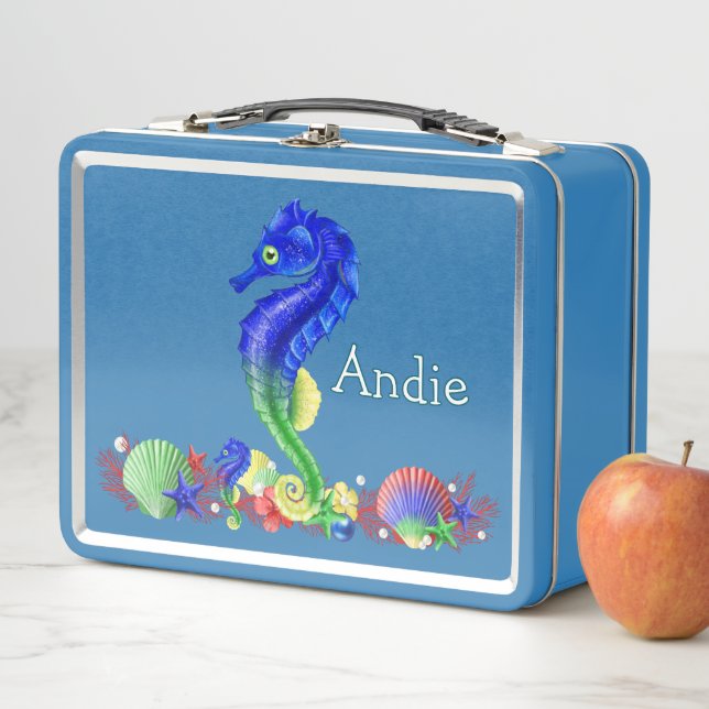 Lunch Box Personnalisation hippocampe  (En situation)