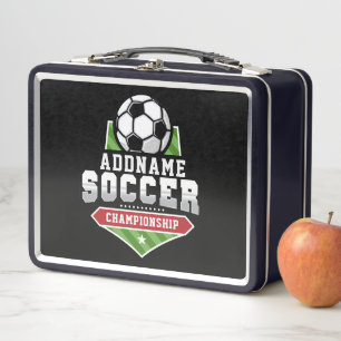 Lunch Box Personnaliser Football AJOUTER TEXTE Varsity Team 