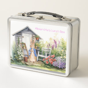 Lunch Box Personnaliser le nom de l'enfant Pierre le lapin