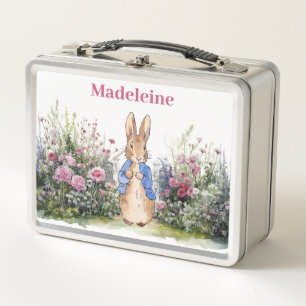 Lunch Box Personnaliser le nom de l'enfant Pierre le Lapin