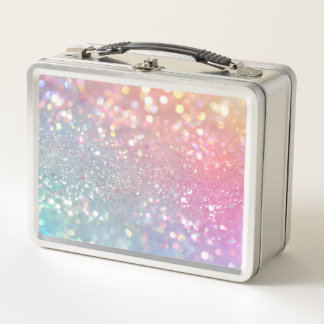 Lunch Box PERSONNALISER - Paillettes Pastel Coloré