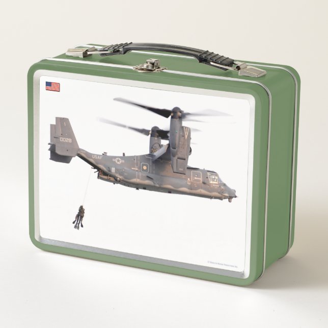 LUNCH BOX PERSONNEL AMÉRICAIN DE COMBAT (Devant)