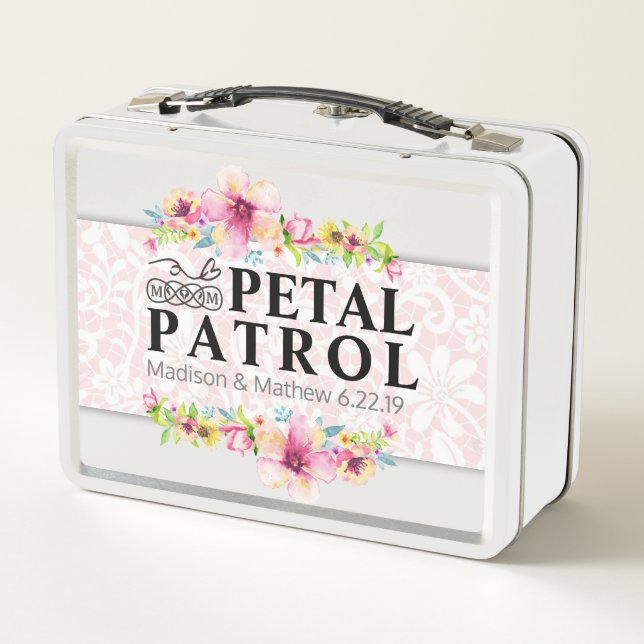 Lunch Box Pétale Patrol Flower Agent spécial boîte cadeau (Dos)