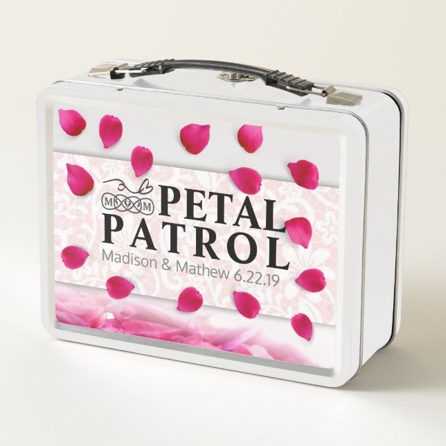 Lunch Box Pétale Patrol Flower Agent spécial boîte cadeau (Dos)