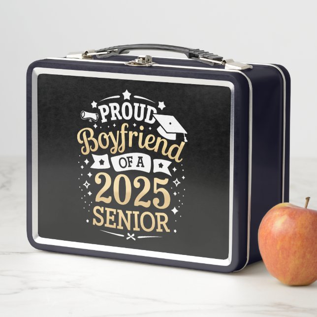 Lunch Box Petit ami fier d'une remise de diplômes de promoti (En situation)