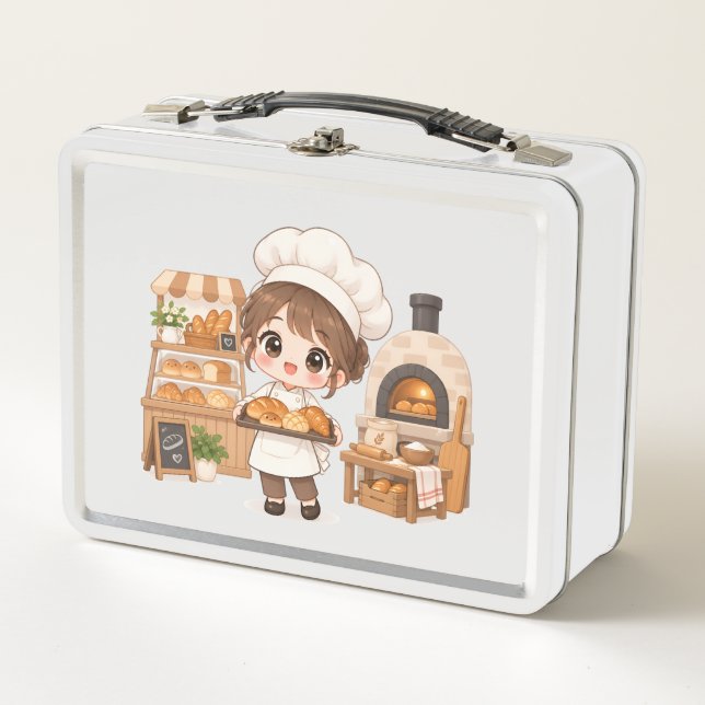 Lunch Box Petit Boulanger Joyeux (Devant)