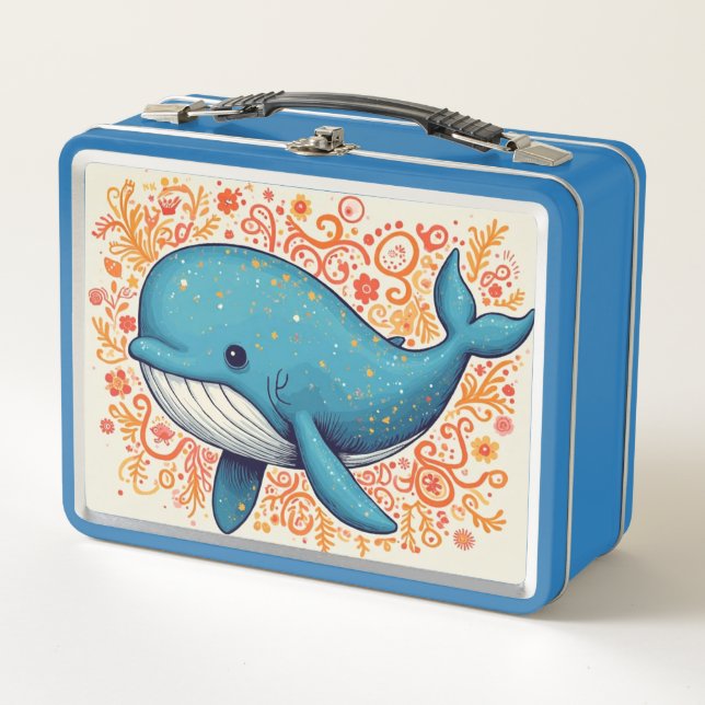 Lunch Box Petite baleine bleue (Devant)