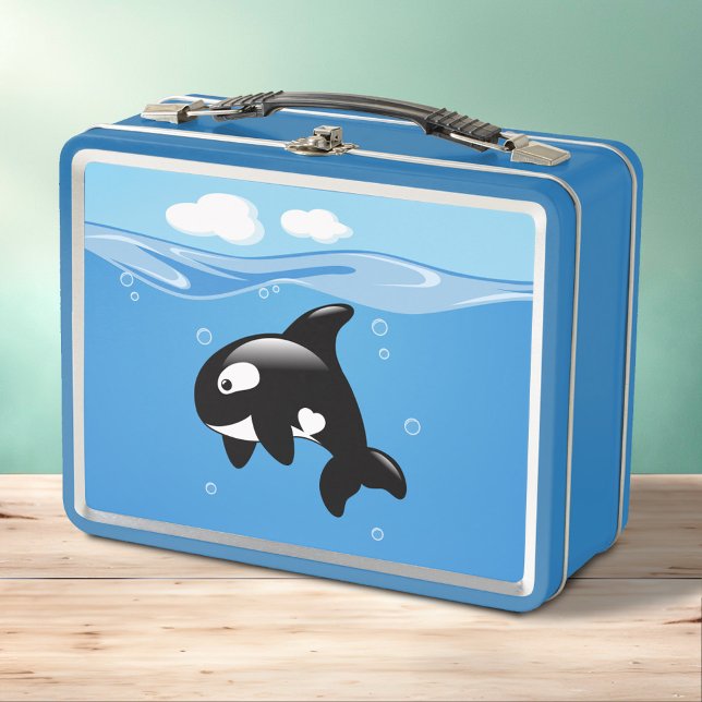 Lunch Box Petite Orca baleine dans l'océan (Créateur téléchargé)
