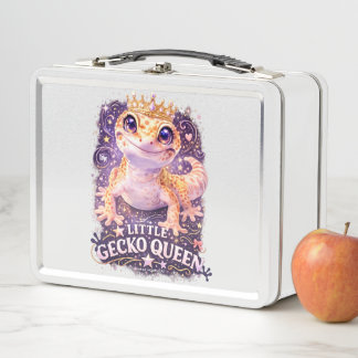 LUNCH BOX PETITE REINE GECKO - BOÎTE À REPAS MÉTALIQUE