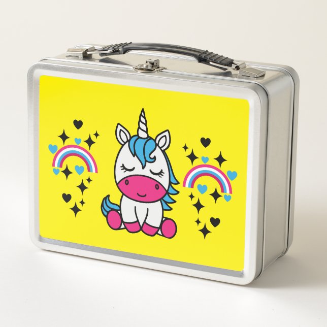 Lunch Box Petites filles Unicorn Pony (Devant)
