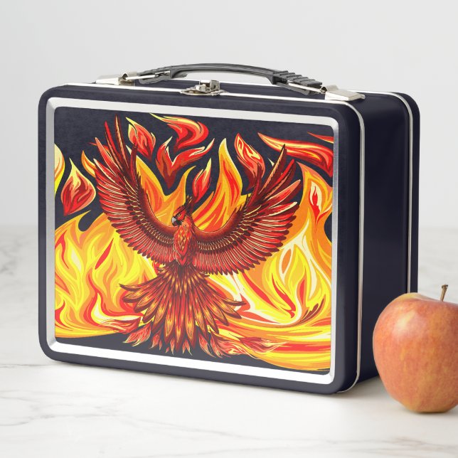 Lunch Box Phoenix mythologique immortelle Créature (En situation)
