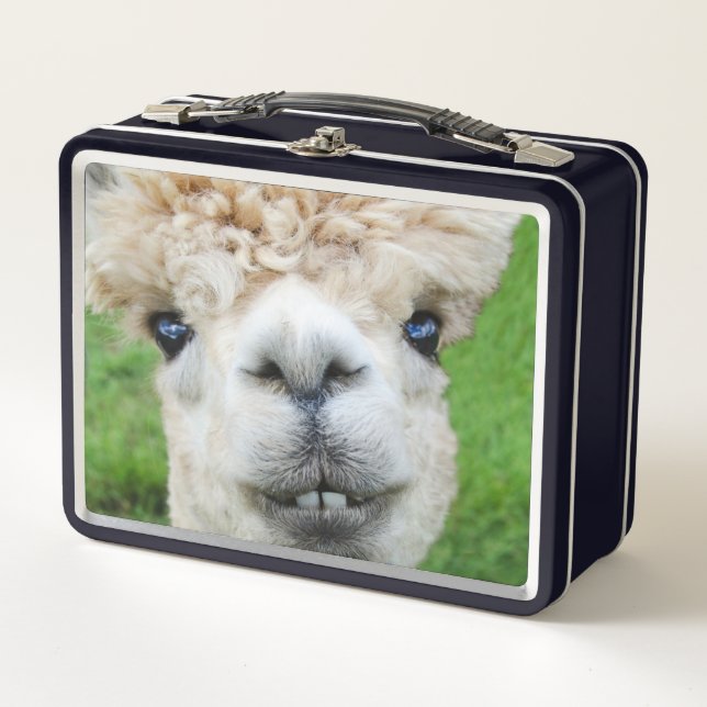 Lunch Box Photo d'alpaca curieux  (Devant)