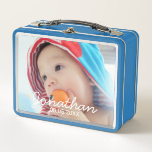 Lunch Box Photo personnalisée avec nom et date