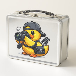 Lunch Box Photographe Canard en Caoutchouc