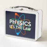 Lunch Box PHYSIQUE. C'EST LA Science DU DROIT<br><div class="desc">A cool, trendy and fun science-inspirred design. A perfect gift for all scientists, science teachers, lab technicians, science students, in short, any science geek in your life (and that includes you)! Designed by Science Geekness at http://www.zazzle.com/sciencegeekness*</div>