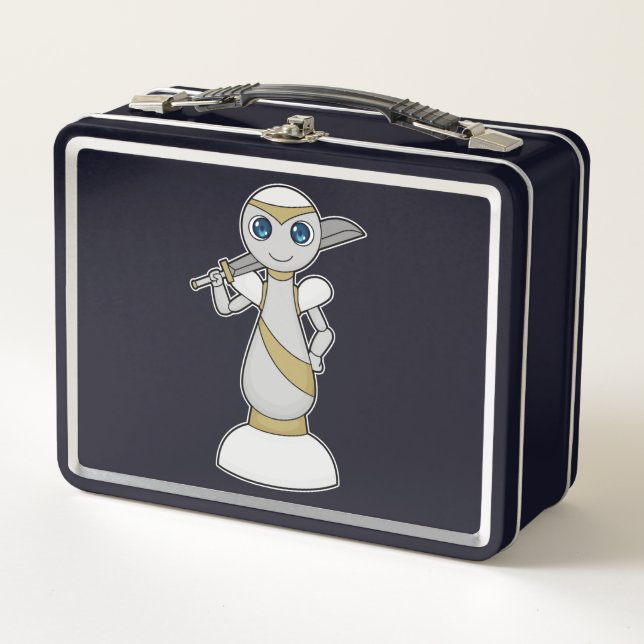 Lunch Box Pièce d'échecs Épée de Paon Échecs (Devant)