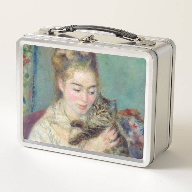 Lunch Box Pierre-Auguste Renoir - Femme avec chat (Devant)