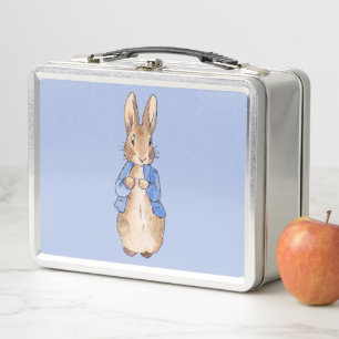 Lunch Box Pierre le lapin avec Arrière - plan bleu