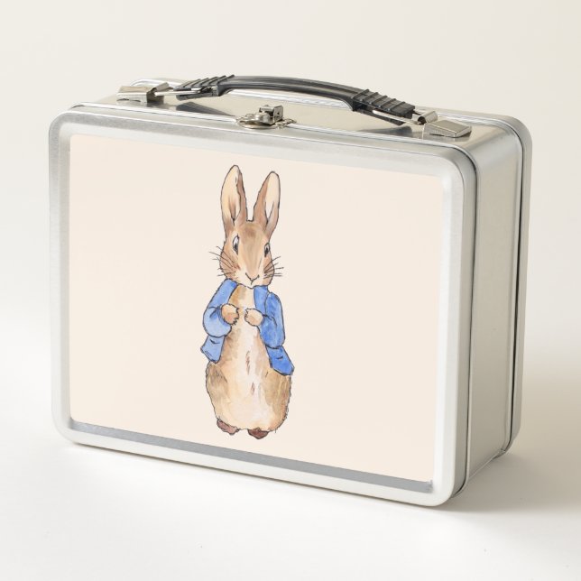 Lunch Box Pierre le Lapin Fond Beige   (Devant)