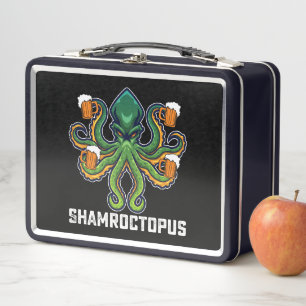 Lunch Box Pieuvre Shamroctopus Amoureux de la Saint-Patrick
