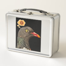 "Pigeon Pi" Bold Pigeon pensant à Pi