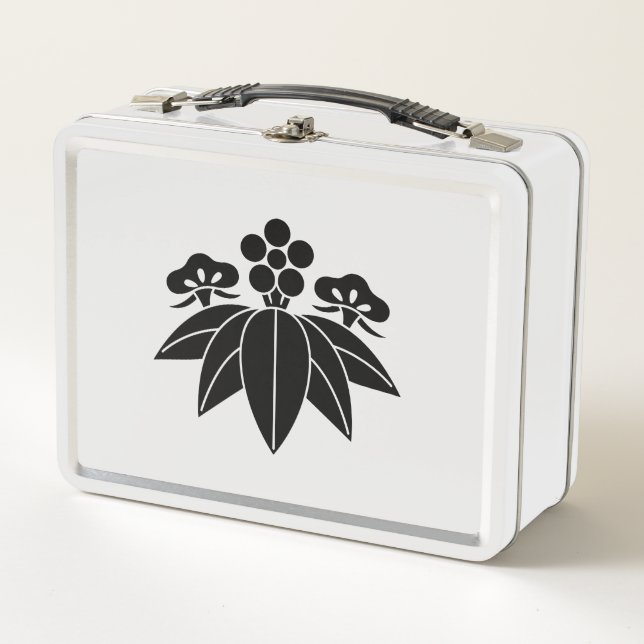Lunch Box pin bambou ume de style gentiane (Devant)