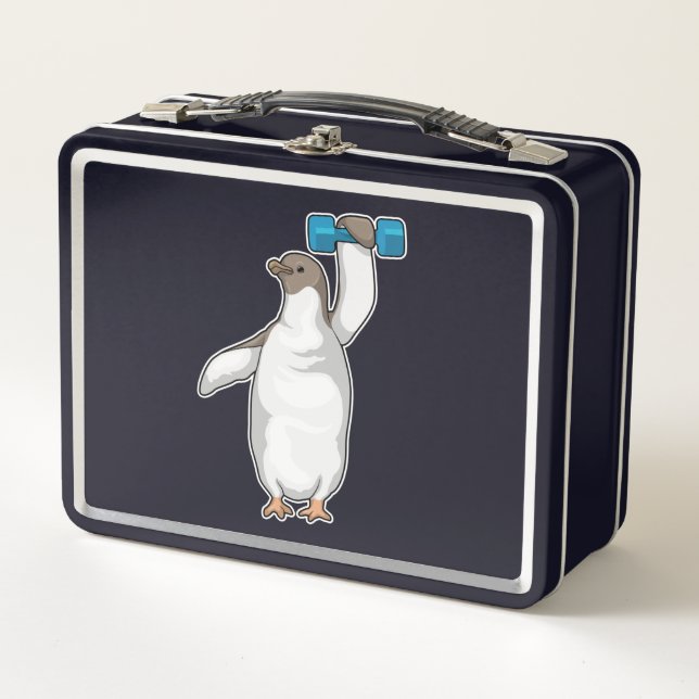 Lunch Box Pingouin Fitness Dumbbell (Devant)