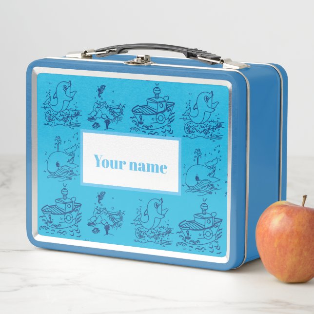 Lunch Box pingouins en Antarctique (En situation)
