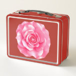Lunch Box Pink Camellia Bloom<br><div class="desc">A stunning pink camellia bloom symbolizing grace,  love,  and natural beauty. This elegant floral design adds a touch of romance and softness to any product.</div>