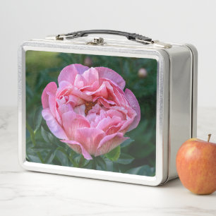 Lunch Box Pink Peony Flower, Photographie canadienne