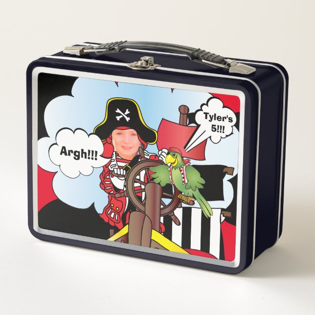 Lunch Box Pirate d'anniversaire (Devant)