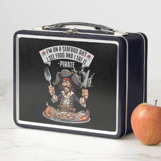 Lunch Box Pirate - Je suis sur un régime de fruits de mer. J