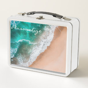 Lunch Box Plage d'eau de mer sable tropical été