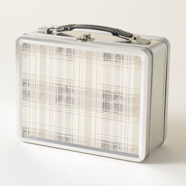 Lunch Box Plaid beige (Devant)